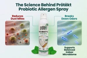 The Science Behind Prōtëkt Probiotic Allergen Spray – how probiotics reduce dust mites and allergens