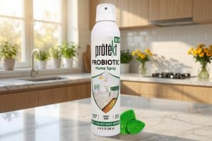 Prōtëkt Probiotic Home Allergen Control Spray 200 ml – natural probiotic spray for dust mites, allergens and odors in your home